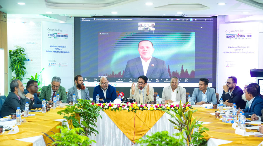 দক্ষ ও উৎপাদনশীল বাংলাদেশ গড়তে টিভিইটিকে জাতীয় অগ্রাধিকার দেওয়ার আহ্বান
