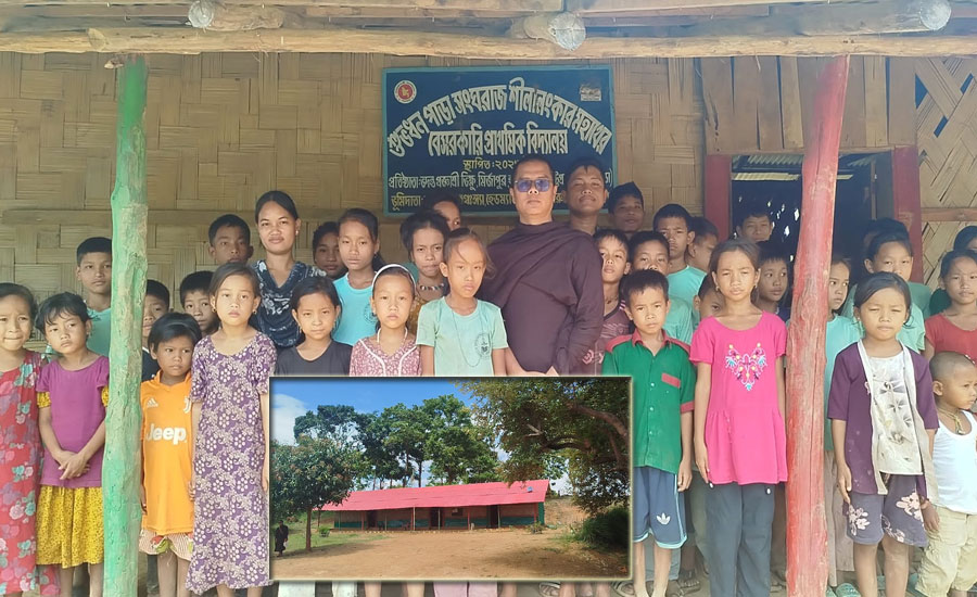 স্বেচ্ছাশ্রমে চলছে পাঠদান,জাতীয়করণের দাবি স্থানীয়দের