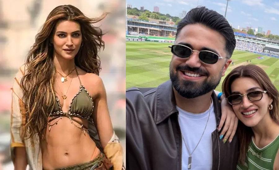 অন্তর্বাস বিতর্কের পর এবার ‘প্রেমিক’কে সামনে আনলেন কৃতি