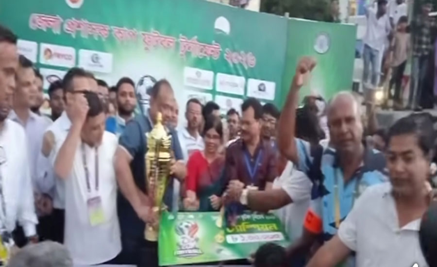 সাতক্ষীরায় ডিসি কাপ ফুটবল টুর্নামেন্ট ফাইনালে আশাশুনি চ্যাম্পিয়ন 