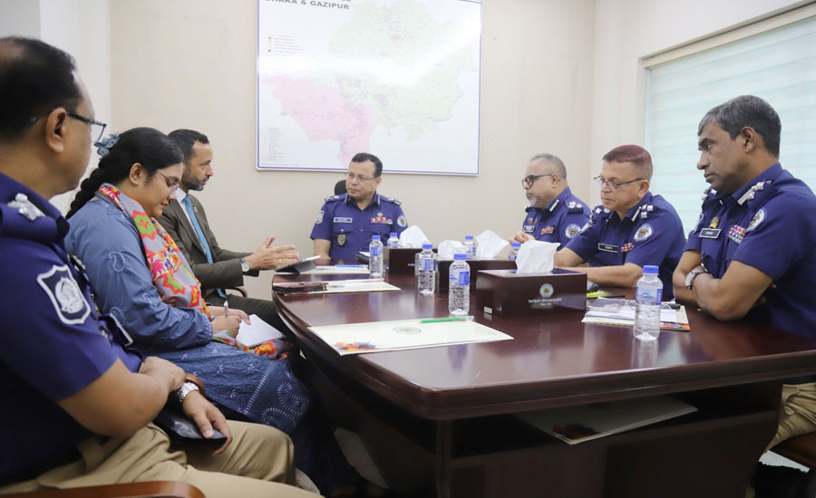 শ্রম অধিকার ও শিল্পখাতে সহযোগিতা জোরদারে আইএলও ও ইন্ডাস্ট্রিয়াল পুলিশের মধ্যে মতবিনিময়