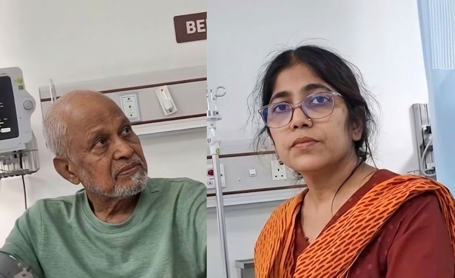হাসপাতালের বেডে কাতরাচ্ছেন বৃদ্ধ বাবা, জমির দলিল নিয়ে হাজির মেয়ে