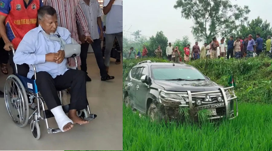 দুর্ঘটনায় আহত প্রতিমন্ত্রীকে দুই হাসপাতালে চিকিৎসা দিয়ে পাঠানো হলো ঢাকায়