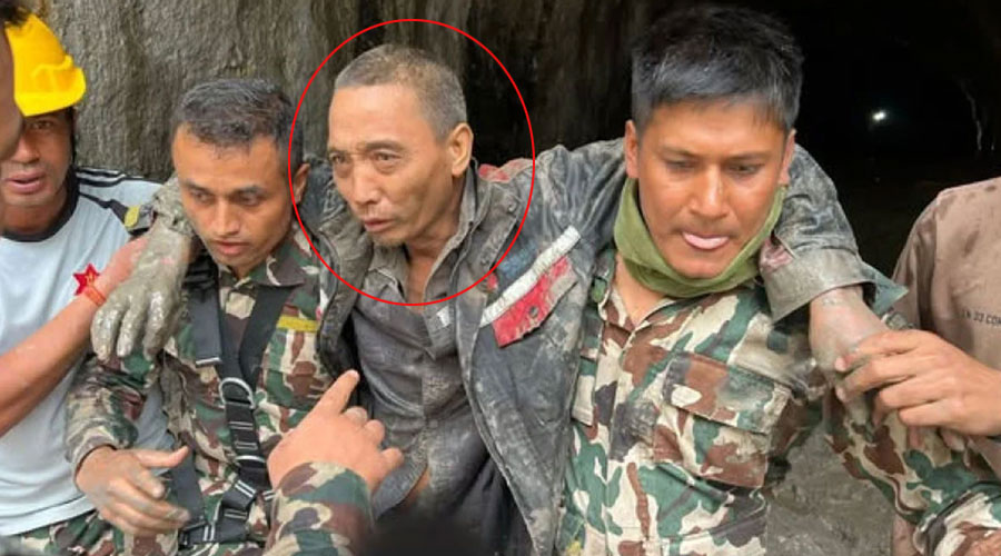 বন্যার ১০ দিন পর নেপালে সুড়ঙ্গ থেকে চীনা নাগরিক জীবিত উদ্ধার