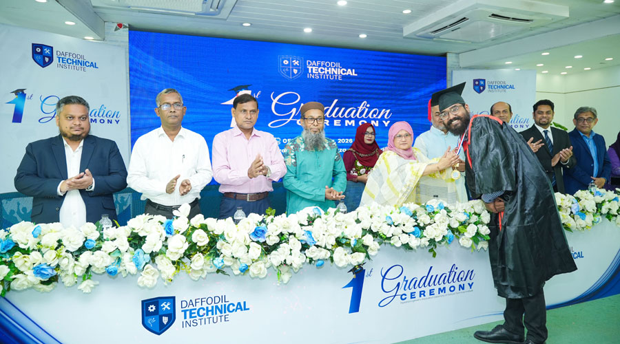 ড্যাফোডিল টেকনিক্যাল ইনস্টিটিউটের ‘গ্র্যাজুয়েশন সেরিমনি’ অনুষ্ঠিত