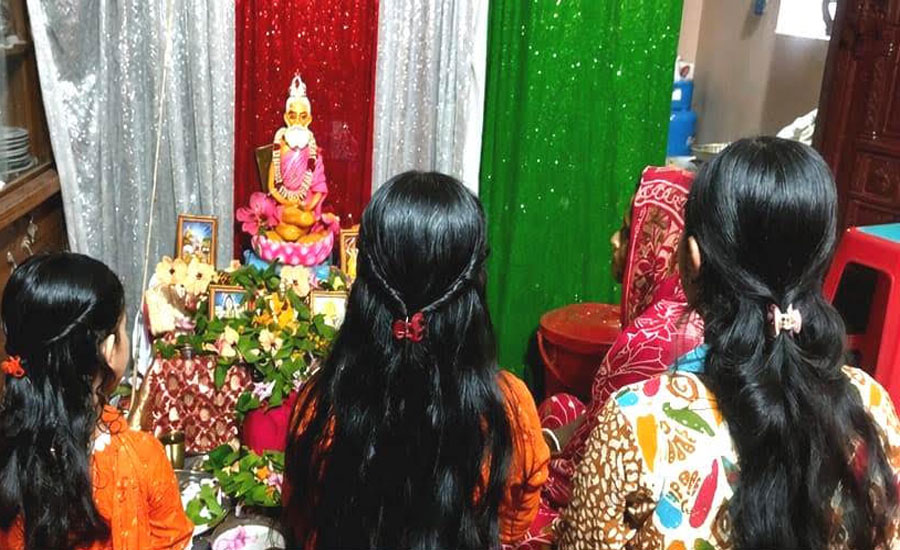 দুর্গাপুরে শ্রী শ্রী লোকনাথ ব্রহ্মচারীর আবির্ভাব দিবস পালিত