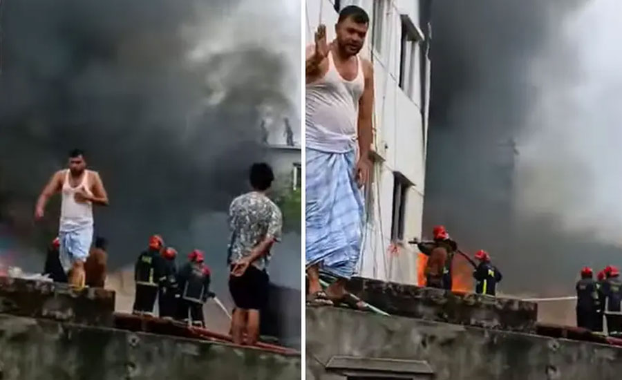 বাড্ডায় ফার্নিচারের গোডাউনে আগুন, নিয়ন্ত্রণে কাজ করছে ৪ ইউনিট