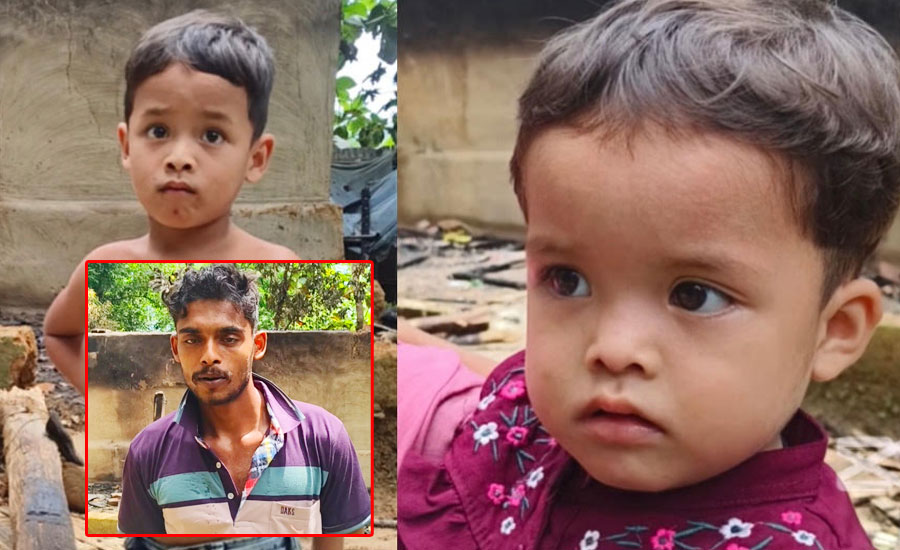 দীঘিনালায় আগুনে পুড়ে নিঃস্ব মোস্তফার পরিবার, দুই সন্তানের পরনের কাপড়ও নেই
