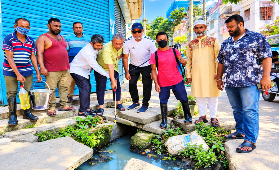 বগুড়ায় ডেঙ্গু মশক নিধন কর্মসূচির উদ্বোধন