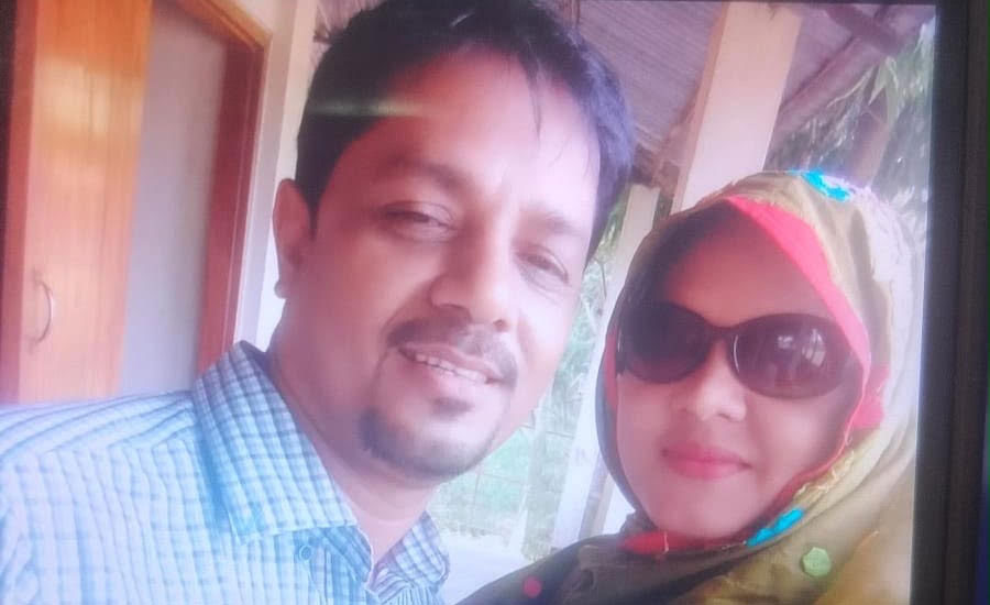 ছবি: অভিযুক্ত রনি এবং তার স্ত্রী আরফিন