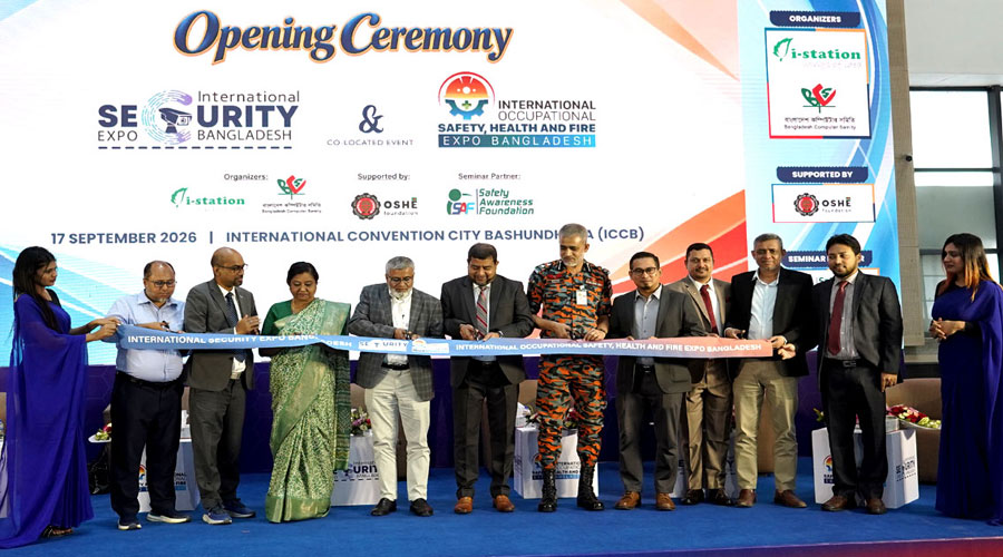 ঢাকায় তিনদিনের ইন্টারন্যাশনাল সিকিউরিটি অ্যান্ড সেফটি এক্সপো-২০২৬ শুরু