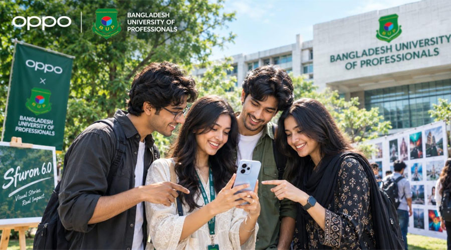 তরুণ ভিজ্যুয়াল স্টোরিটেলারদের একত্রিত করতে হাত মেলালো অপো ও বিইউপি
