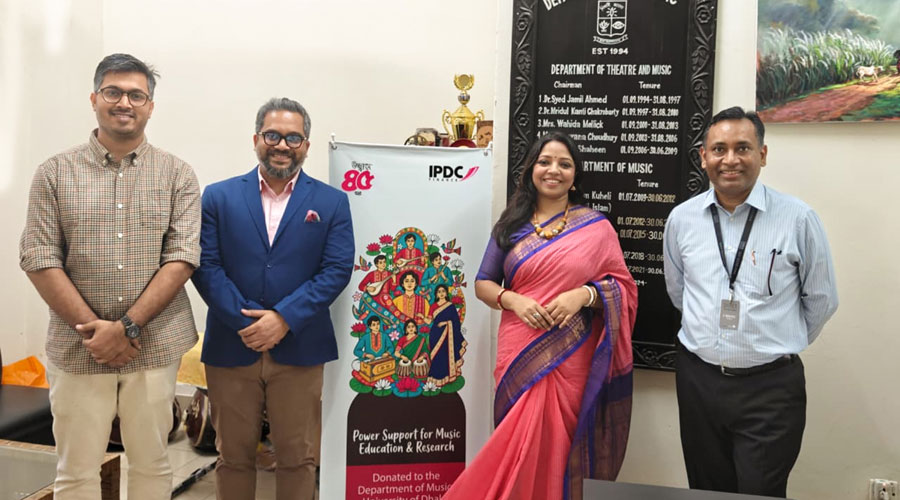 সংগীত শিক্ষায় ঢাকা বিশ্ববিদ্যালয়ের পাশে আইপিডিসি