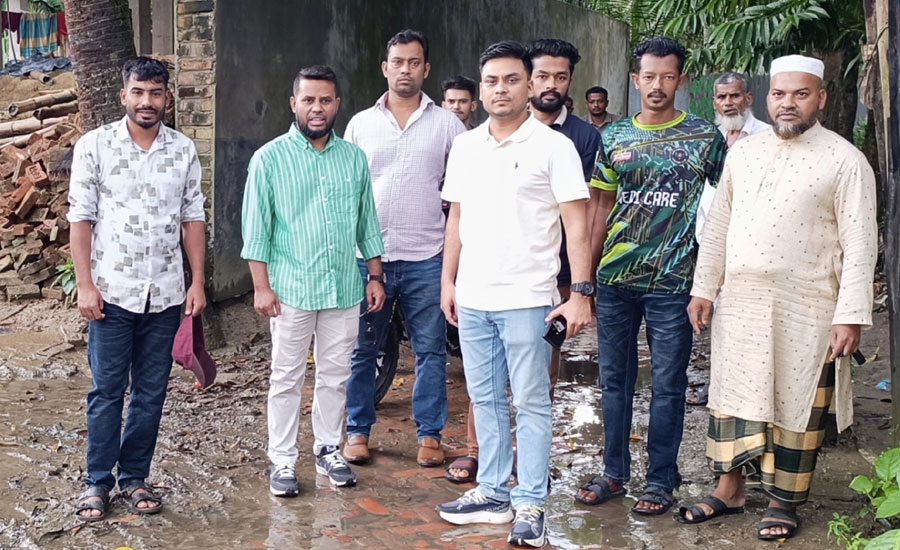 ওয়াদুদ ভূঁইয়ার উন্নয়ন প্রতিশ্রুতি বাস্তবায়নে বিএনপি-ছাত্রদলের সরেজমিন পরিদর্শন