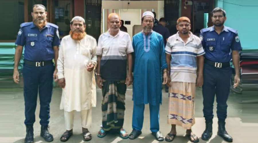 বাগমারায় আওয়ামী লীগের চার নেতা গ্রেপ্তার