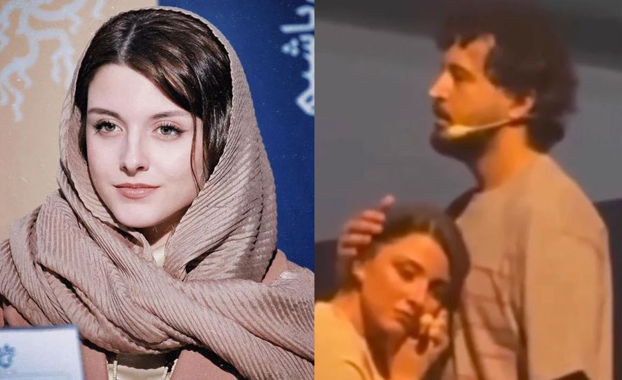 অভিনেতার বুকে মাথা রাখায় মামলা