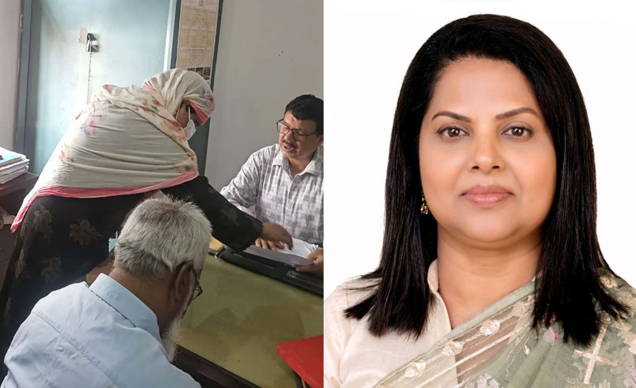 জনগণ কেমন সেবা পাচ্ছেন দেখতে বোরকা পরে ভূমি অফিসে ডিসি