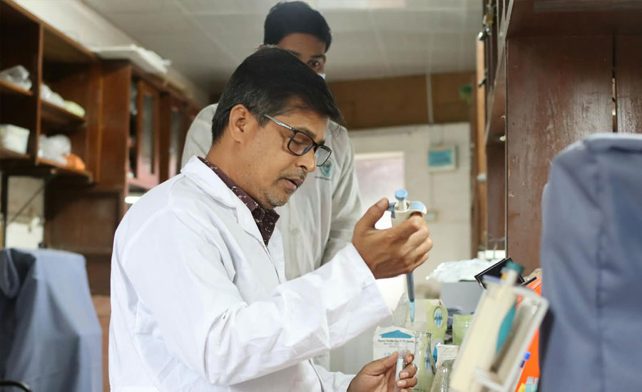 দেশে প্রথম প্ল্যানটেইন থেকে নিরাপদ ও পুষ্টিসমৃদ্ধ ব্রয়লার মাংস উৎপাদনে বাকৃবির সাফল্য