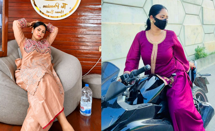 পুলিশের সঙ্গে চোটপাট করা কে এই লেডি বাইকার?