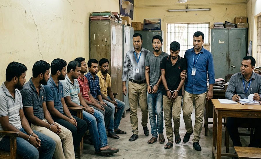 থানায় ৮ চোরের সঙ্গে দেখা করতে এসে গ্রেপ্তার আরও ২ চোর