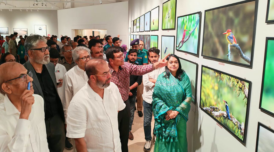 'নদী ও পাখি' আলোকচিত্র বিষয়ক প্রদর্শনীর উদ্বোধন