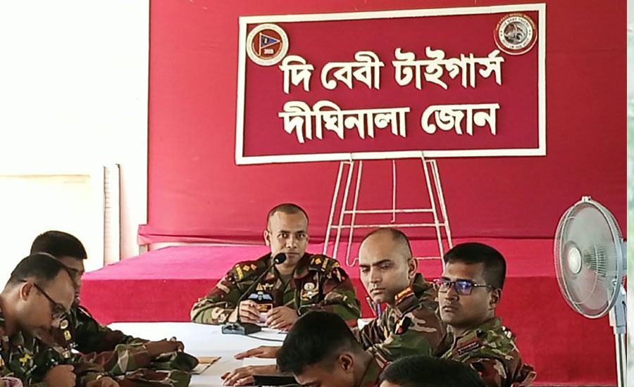 দুর্গাপূজায় দীঘিনালার ৯ মণ্ডপে নিরাপত্তার আশ্বাস সেনাবাহিনীর