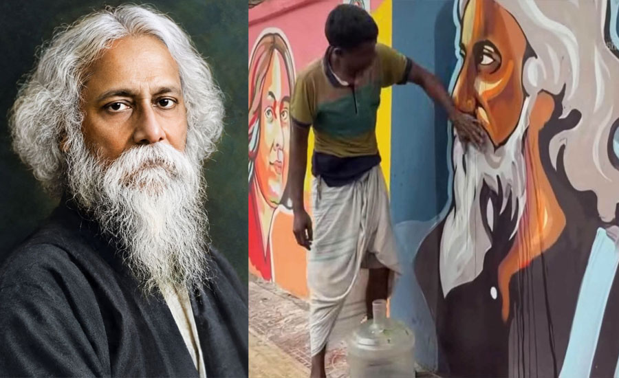 রবীন্দ্রনাথের গ্রাফিতি, ধর্মীয় অনুভূতি ও আমাদের বিবেকের কিছু কথা