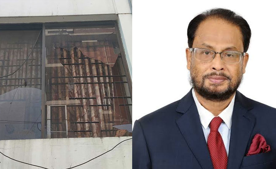 জাতীয় পার্টির চেয়ারম্যান জি এম কাদেরের বাসায় হামলা