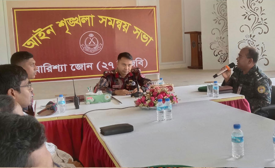বাঘাইছড়িতে দুর্গাপূজা মন্ডপে  নিরাপত্তা জোর দার মারিশ্যা জোন