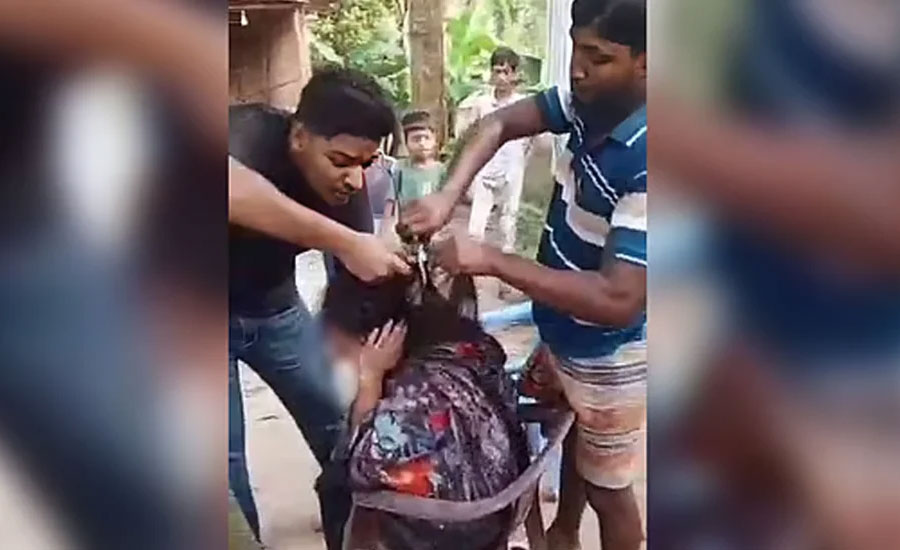 পরকীয়ার অভিযোগ তুলে প্রবাসীর স্ত্রীর চুল কাটার অভিযোগ, ভিডিও ভাইরাল