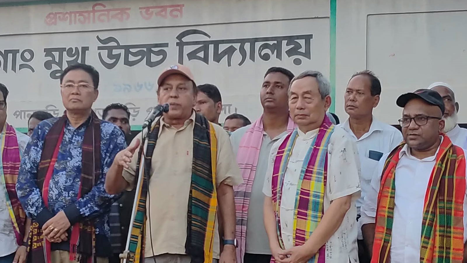 পানছড়িতে পূজগাং মুখ উচ্চ বিদ্যালয়ের হোস্টেল ভবন উদ্বোধন