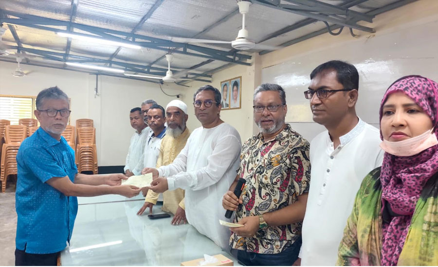 চাঁদপুর-৩ আসনে শতাধিক দুস্থ-অসহায় ও অসুস্থ ব্যক্তির মাঝে চেক বিতরণ 