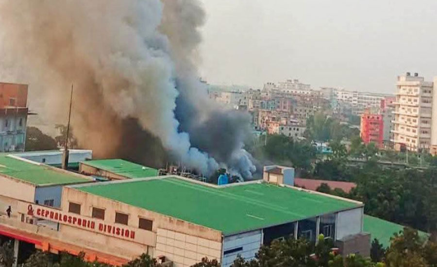 কালিয়াকৈরে ইবনে সিনা ঔষধ কারখানায় ভয়াবহ আগুন