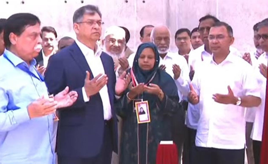 ওসমানী উদ্যানে জুলাই স্মৃতি স্তম্ভ উদ্বোধন করলেন প্রধানমন্ত্রী