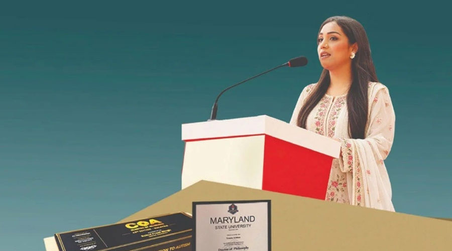 অটিজমে অসামান্য অবদান, আন্তর্জাতিক দুই স্বীকৃতি পেলেন ইয়াশা সোবহান