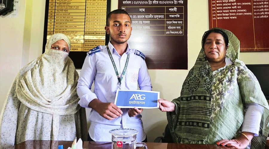 অনিশ্চিত ছিল এসএসসি, শুভর পাশে দাঁড়াল এবিজি ফাউন্ডেশন