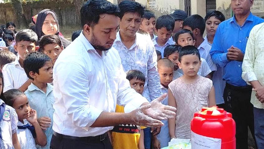 দুর্গাপুরে বিশ্ব হাতধোয়া দিবস পালিত