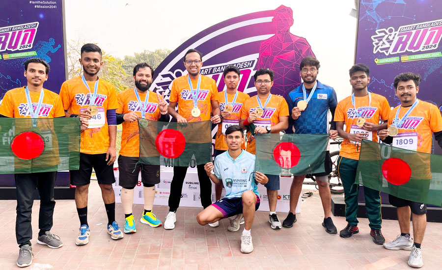 স্মার্ট বাংলাদেশ রান ২০২৪-এ ইউনিভার্সিটি অফ স্কলার্সের অংশগ্রহণ