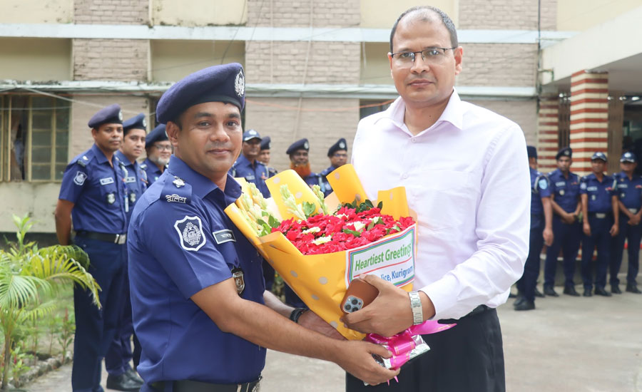 কুড়িগ্রাম জেলার পুলিশ সুপার হিসেবে মোঃ মাহফুজুর রহমানের যোগদান