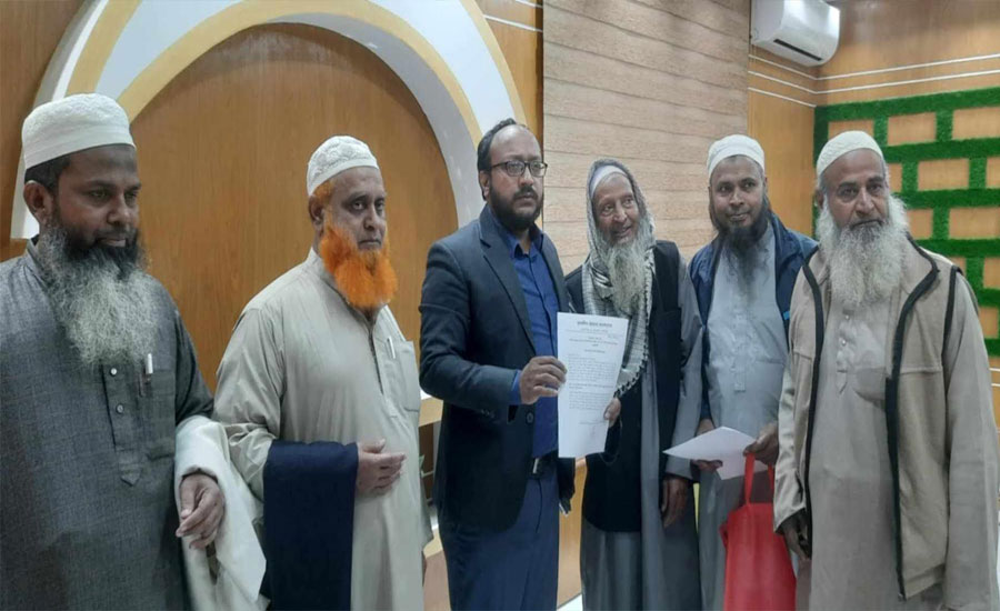 চাঁপাইনবাবগঞ্জে তাবলীগ জামাতের স্মারকলিপি প্রদান