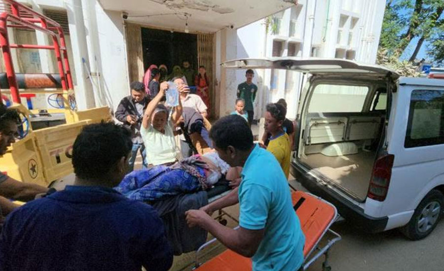 বান্দরবানে গুলিবিদ্ধ হয়ে এক মহিলা গুরুতর আহত