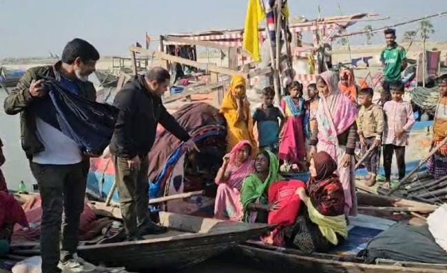 পটুয়াখালীতে মানতা জেলে সম্প্রদায়ের মাঝে কম্বল বিতরন 