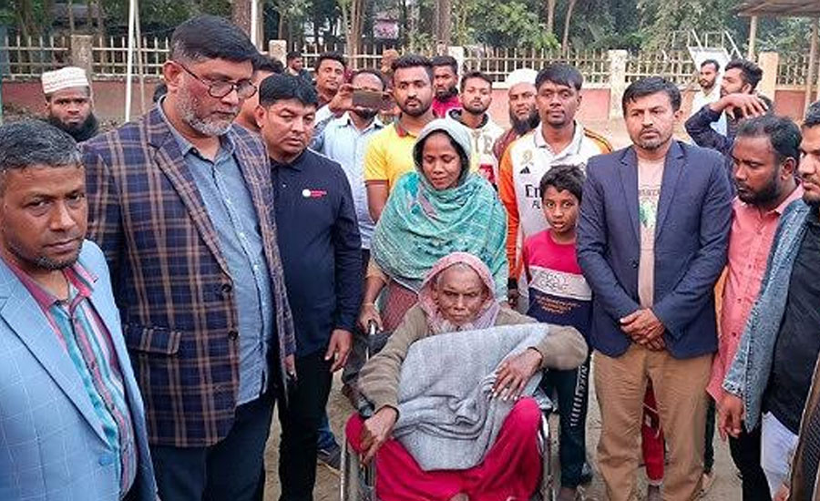 ময়মনসিংহের চর নিলক্ষীয়ায় তারেক রহমানের পক্ষে শীতবস্ত্র বিতরণ