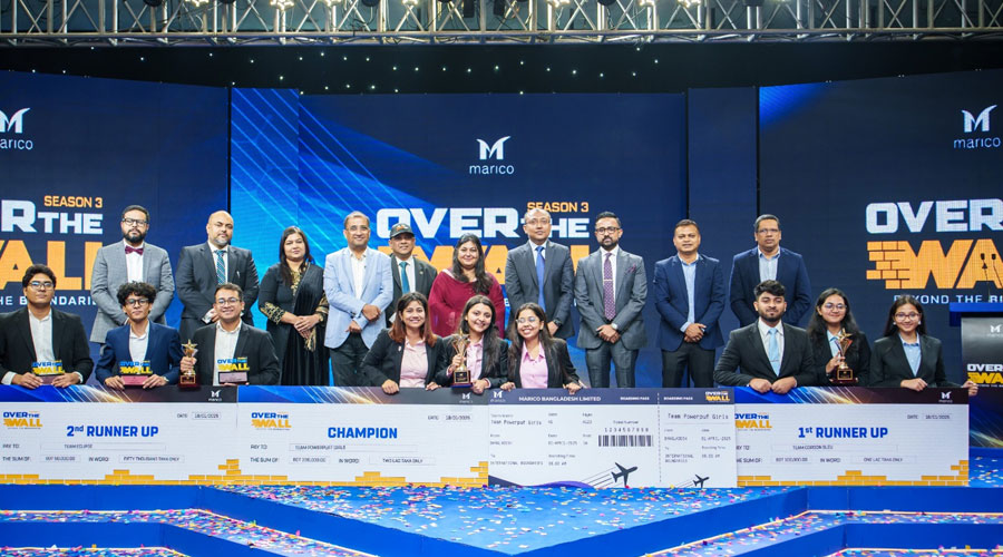 ওভার দ্যা ওয়াল'র গ্র্যান্ড ফিনালে আয়োজন করলো ম্যারিকো বাংলাদেশ