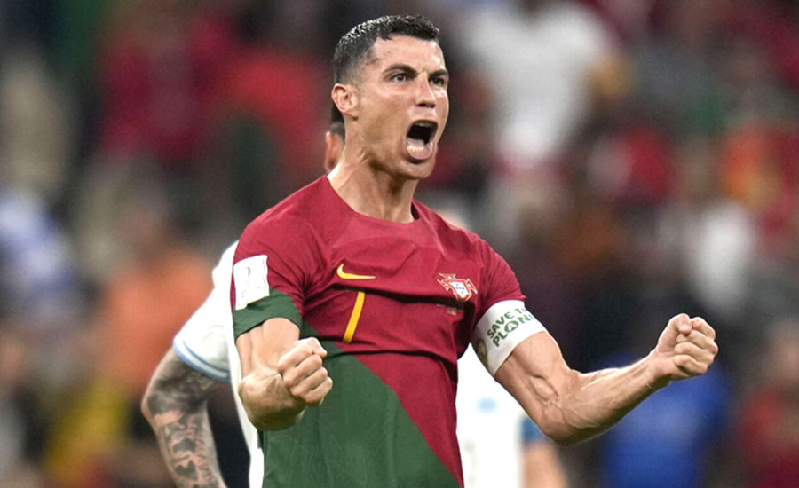 জোড়া গোল করে নতুন উদযাপন রোনালদোর 