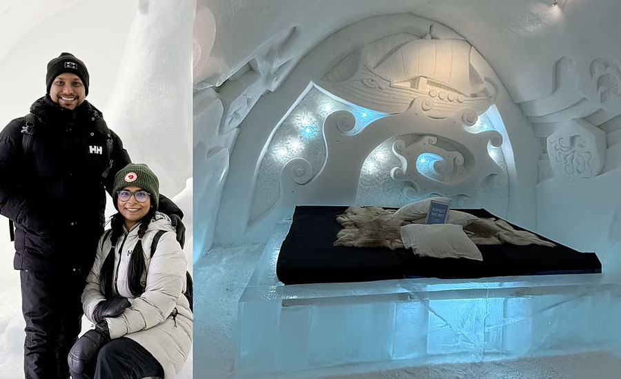 বরফের তৈরি এই হোটেলে ঢুকেই মনে হলো, চাইলে কি না করতে পারে মানুষ