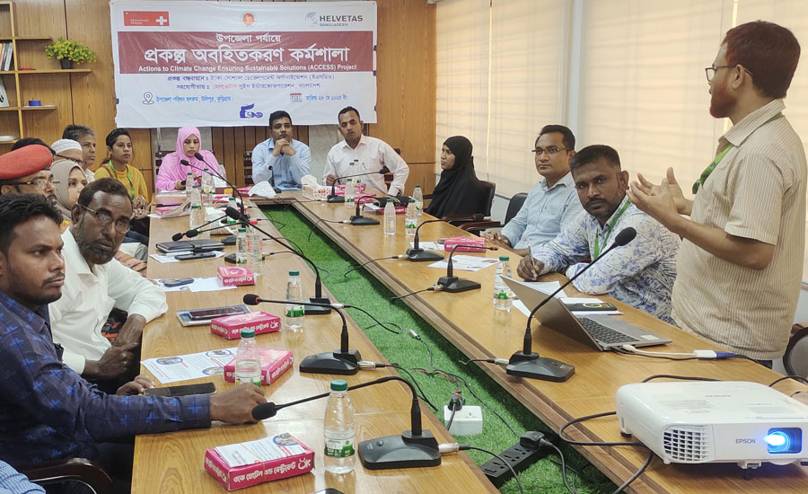 উলিপুরে ইএসডিও প্রকল্প অবহিতকরণ সভা অনুষ্ঠিত 