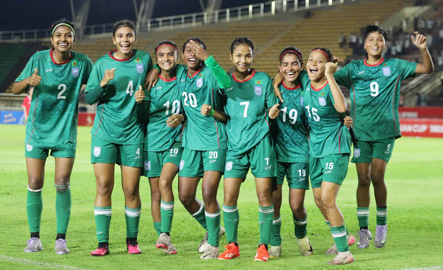 সাগরিকার জোড়া গোলে জিতল বাংলাদেশ