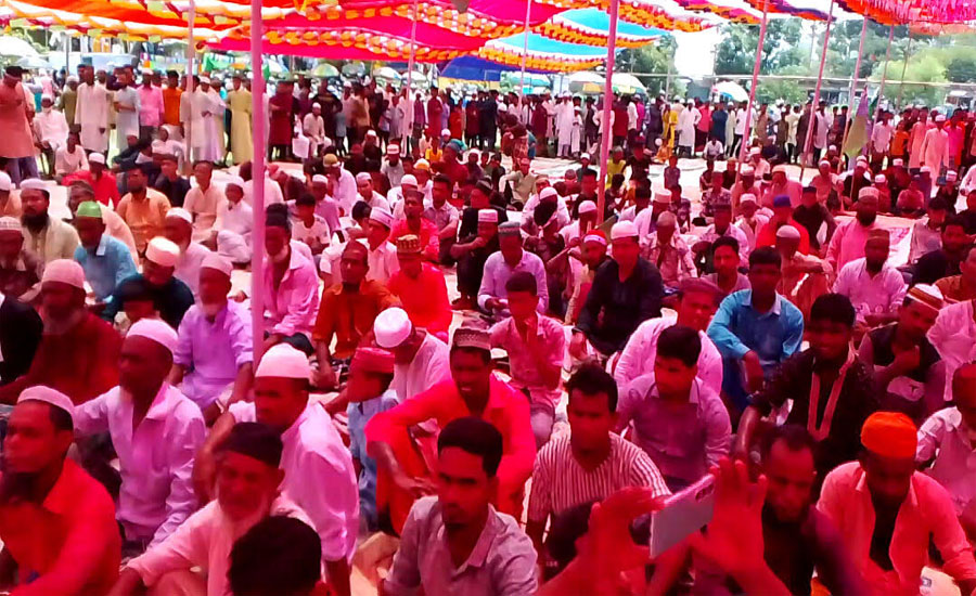 নাসিরনগরে ঈদে মিলাদুন্নবী উদযাপনে জশনে জুলুছে মানুষের ঢল