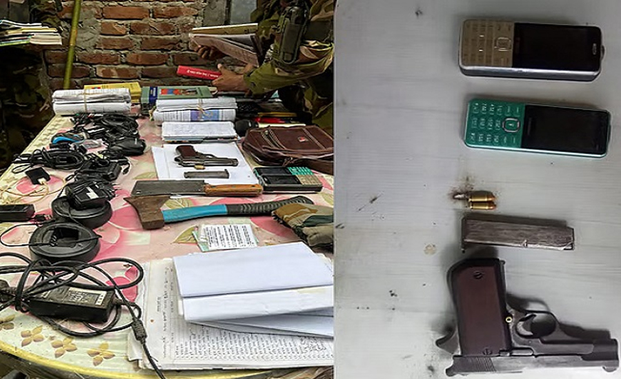 খাগড়াছড়িতে ইউপিডিএফের আস্তানায় অভিযান, অস্ত্র-গোলাবারুদ উদ্ধার